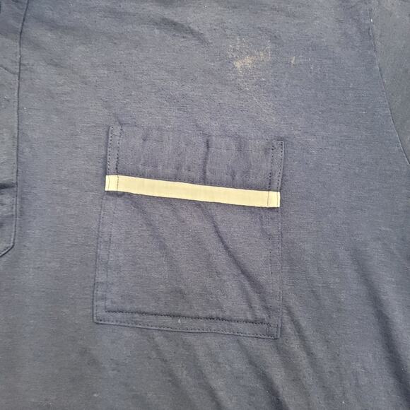 Vintage 90s Van-Heusen MOD Polo Shirt Large 22x28 Sun-Faded - Picture 12 of 16